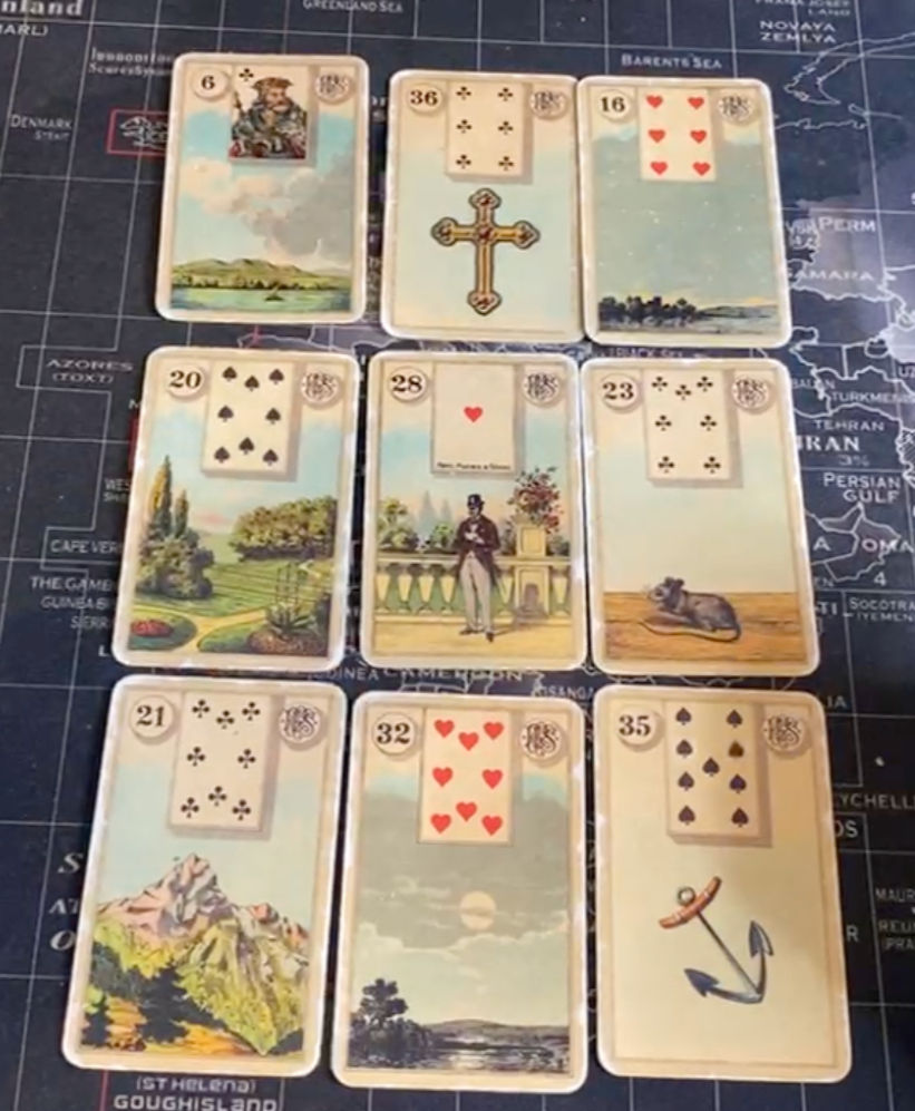 Tirage lenormand Balance Juin 2025