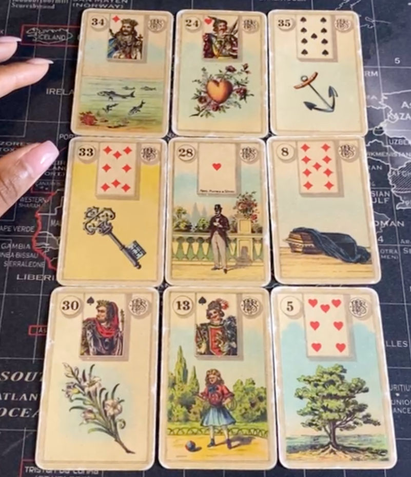 Tirage lenormand Sagittaire Juin 2025