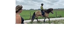 tijdens een ruiterdag een mooie les met veel inzichten