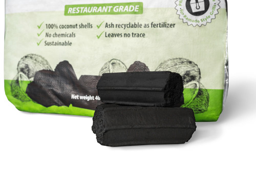Coconut Charcoal Hexagonal Briquette 40 lbs. | ZENFIYAH
