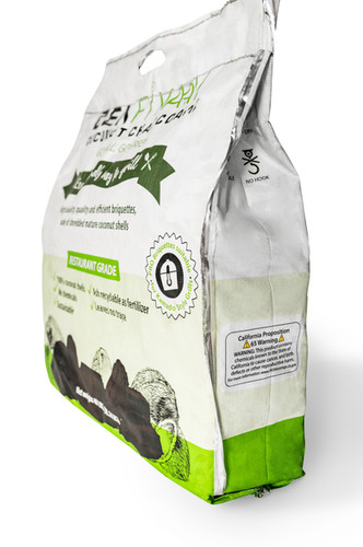 Coconut Charcoal Hexagonal Briquette 40 lbs. | ZENFIYAH