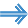Flèche - bleue - droite