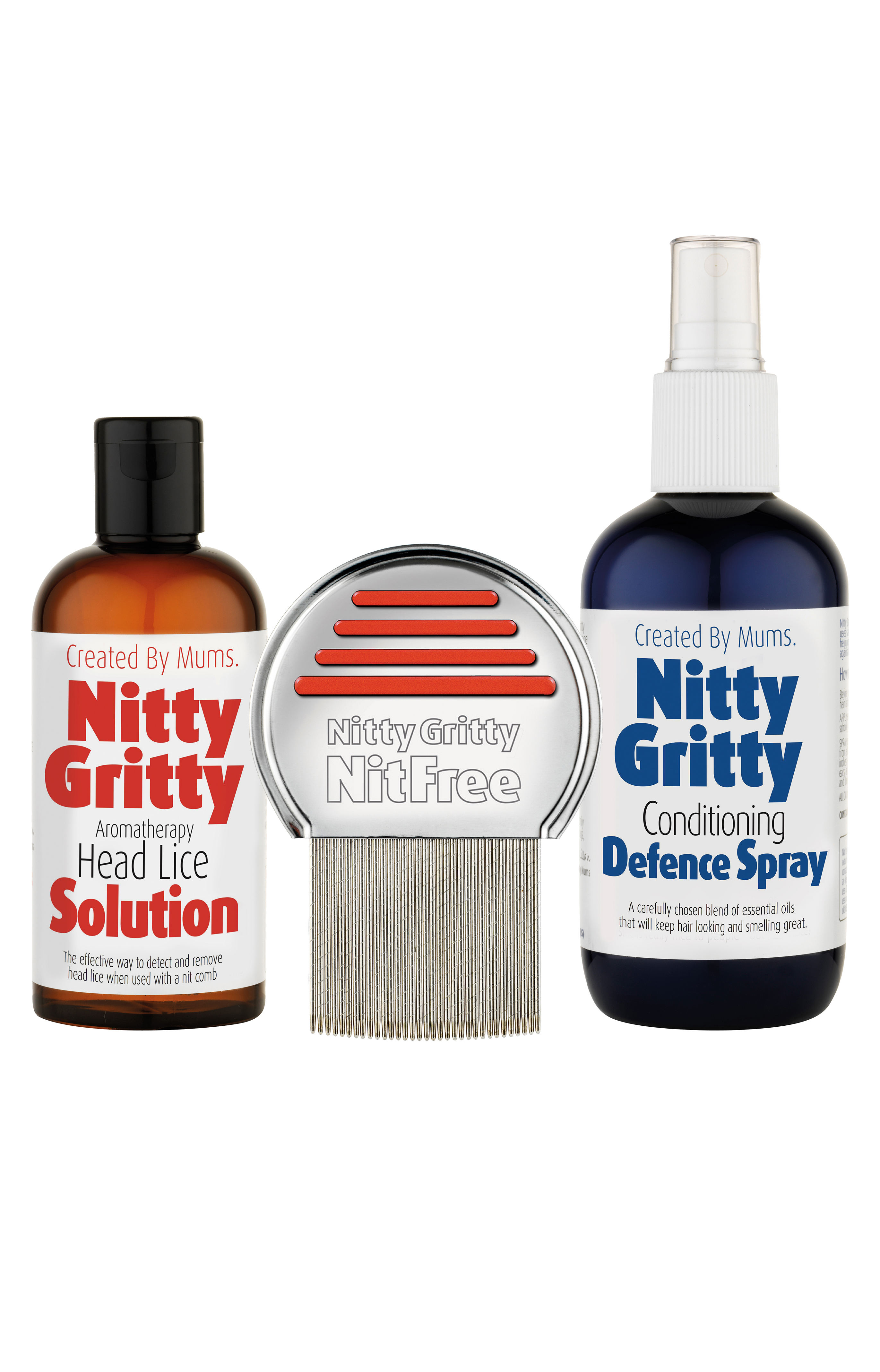 Nitty Gritty Complete Nit Kit products on white background