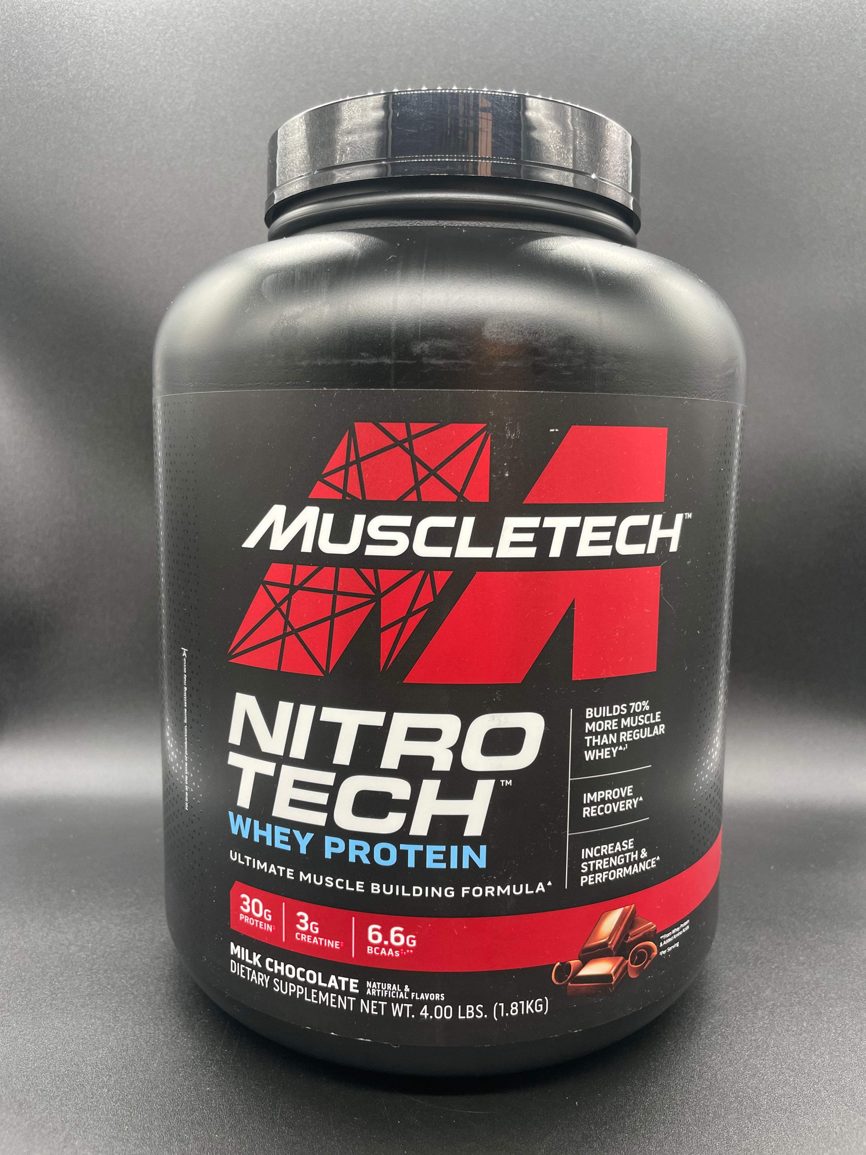 MuscleTech Nitro Tech Whey Protein | 4lbs