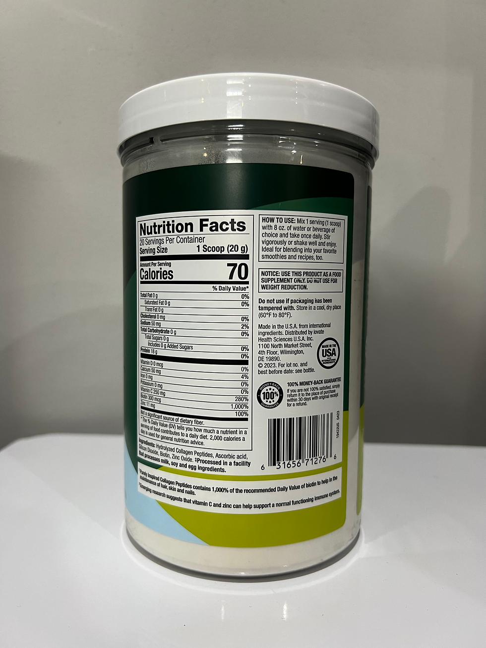Miniatura: Muscletech Purely Inspired Collagen Peptides | 20 Servicios 