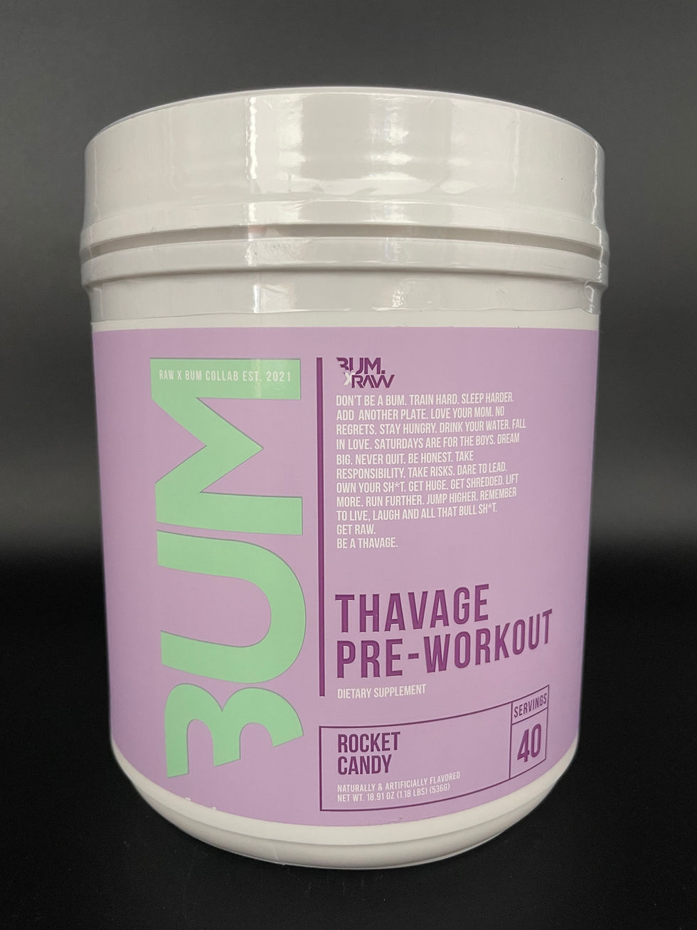Miniatura: Raw Nutrition Cbum Thavage Pre-Workout | 40 Servcios 