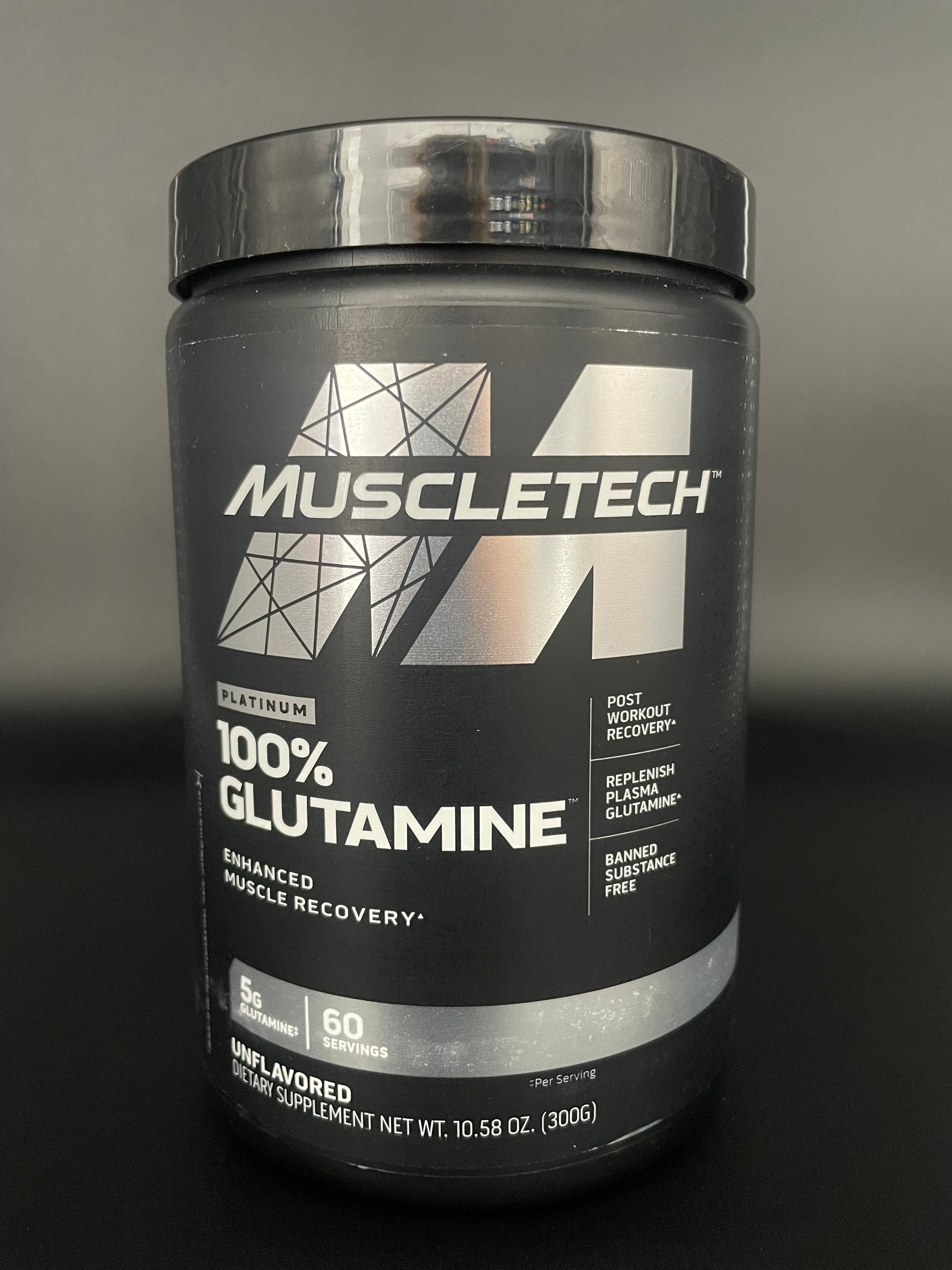 MuscleTech® - Platinum 100% glutamina | 60 Servcios
