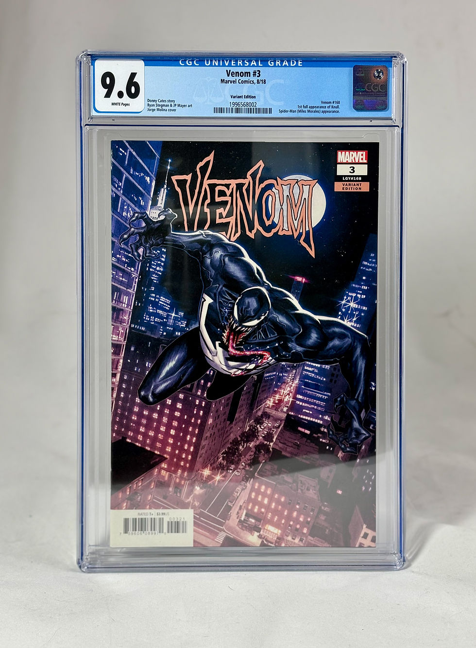 Venom #3 Molina variant CGC 9.6 1st first app appearance Knull Marvel Spider-man