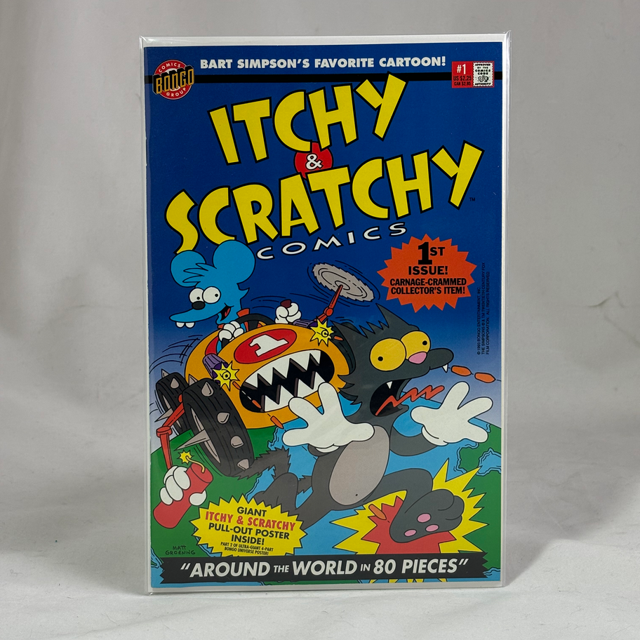 Itchy & Scratchy #1 (1993) Bongo comics Simpsons