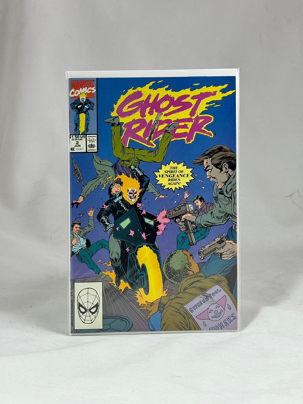 Ghost Rider (1990) #2 - 1st appearance of Blackout