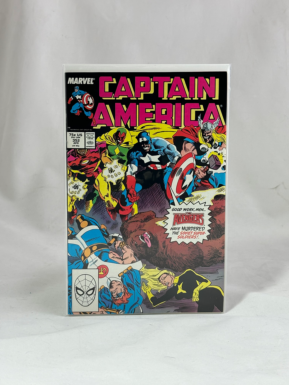 Captain America #352 - Marvel comics 1st app appearance Fantasma Supreme Soviets