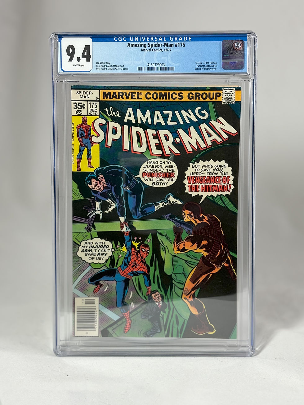 Amazing Spider-Man #175 CGC 9.4 Marvel Punisher