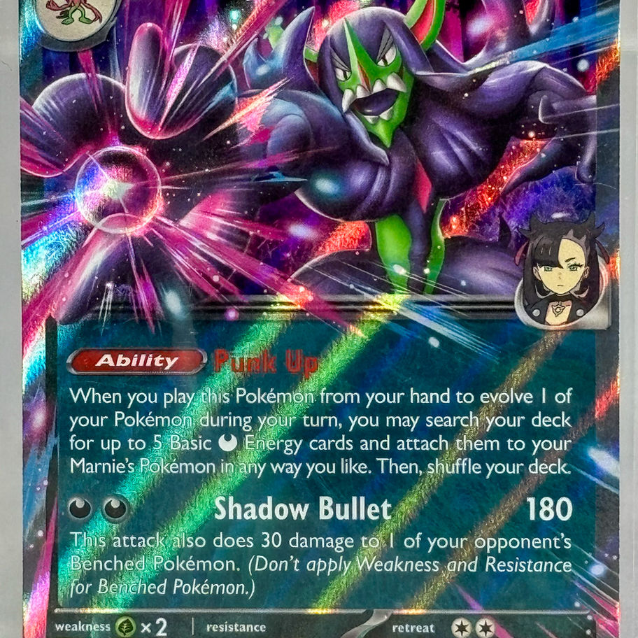 Destined Rivals: Marnie's Grimmsnarl EX 136/182 - Double Rare Pokemon Front