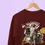 Thumbnail: Maroon Unisex Heavyweight Oversized Sweatshirt