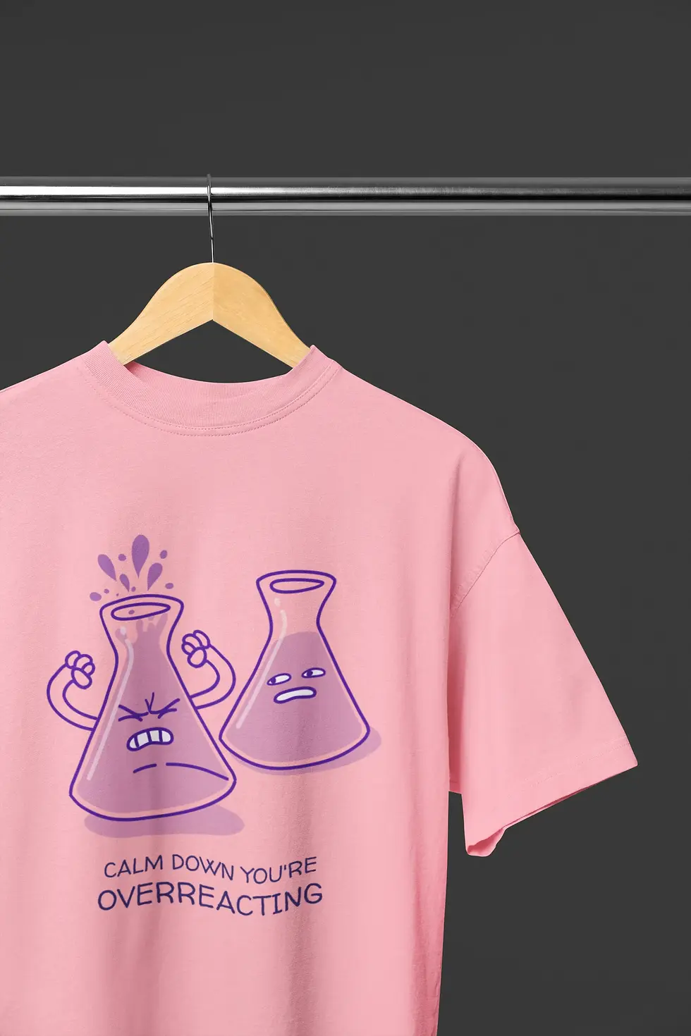 Front view of light pink Tshirt