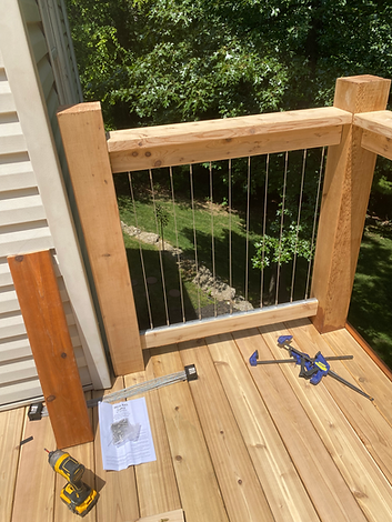 Deck Cable Post System