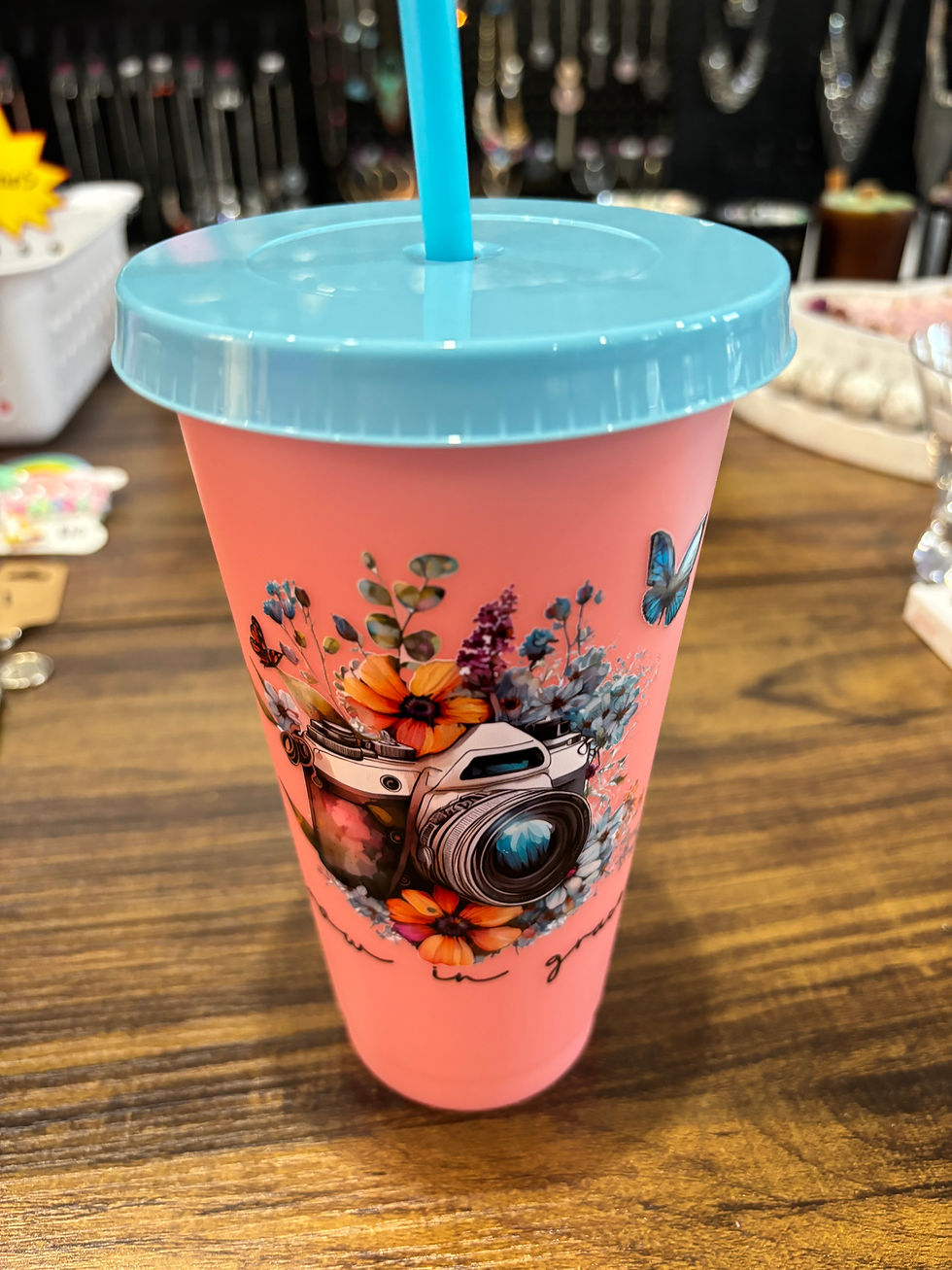 Camera Plastic Cup