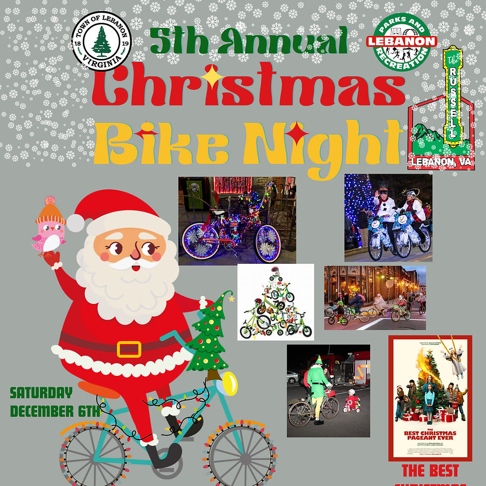 5th ANNUAL CHRISTMS BIKE NIGHT & THE BEST CHRISTMAS PAGEANT EVER (6:45PM) Sponsored by Isiah 117 House