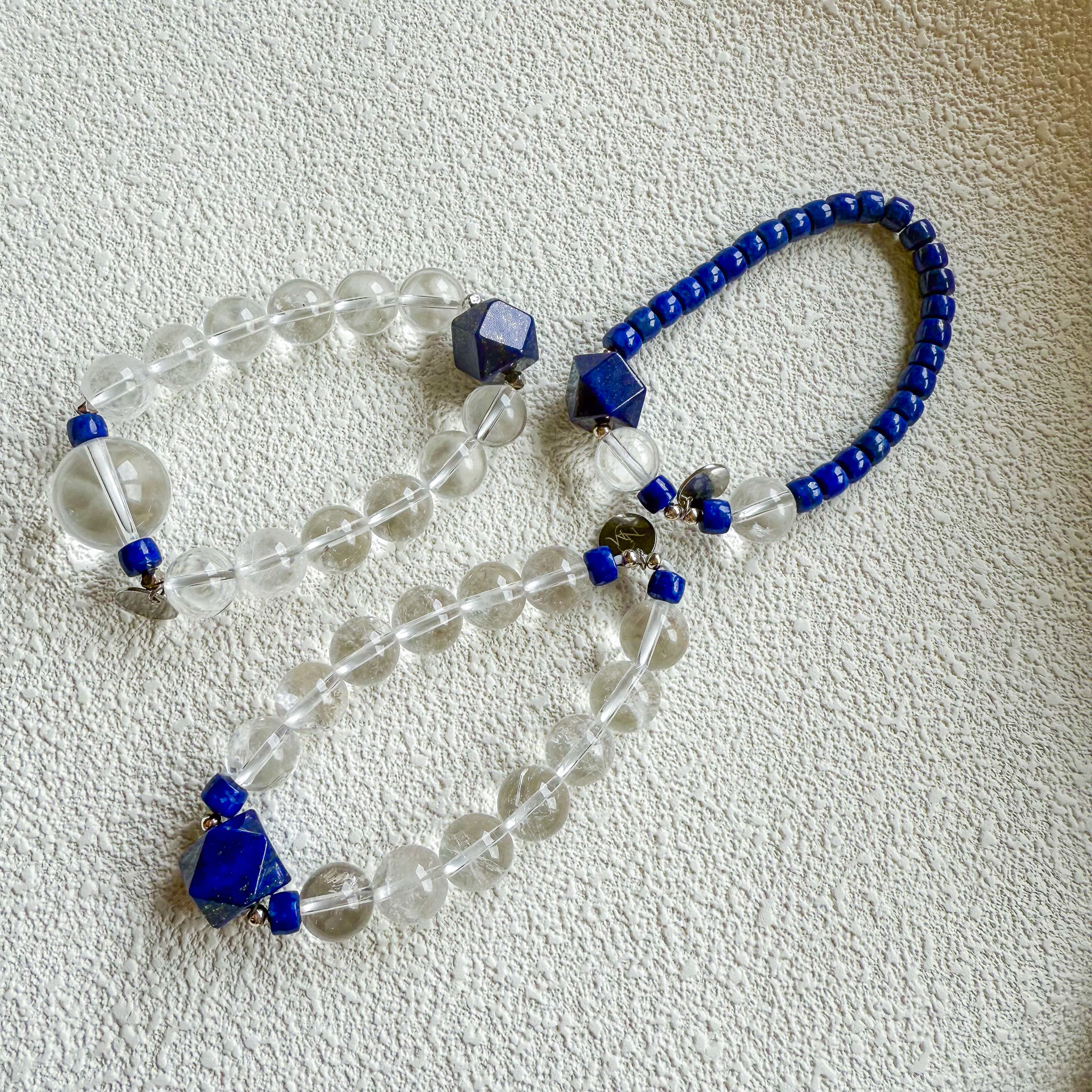 Ancient Wisdom Bracelet - Lapis Lazuli and Master Quartz