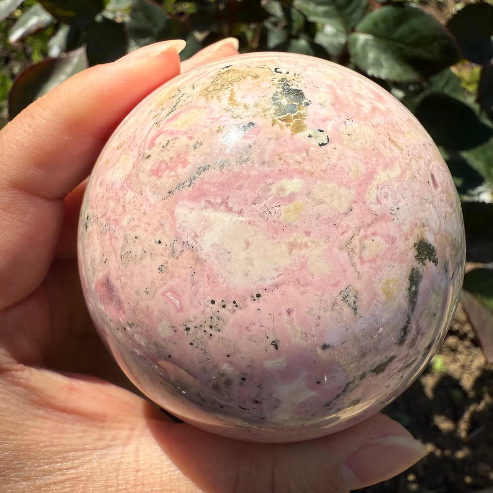 Thumbnail: Peruvian Rhodochrosite Sphere-70mm