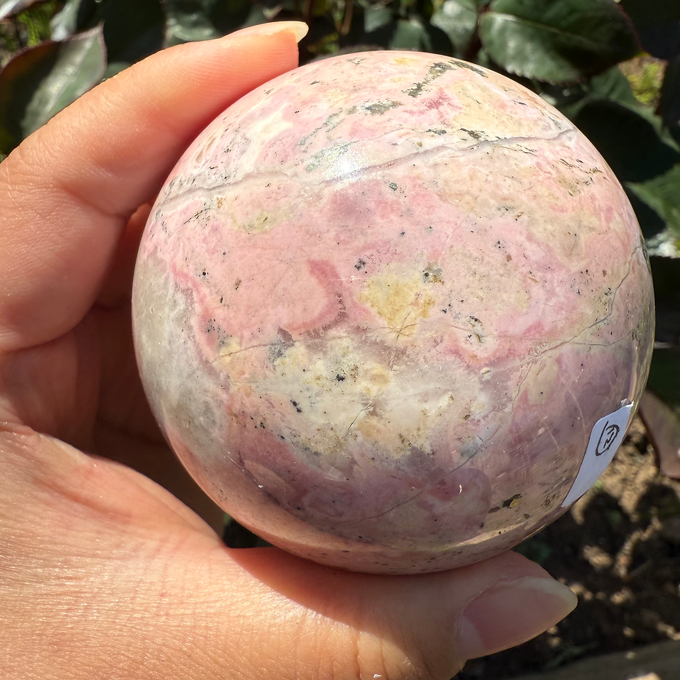 Thumbnail: Peruvian Rhodochrosite Sphere-70mm