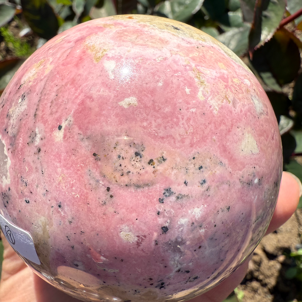 Thumbnail: Peruvian Rhodochrosite Sphere-80mm