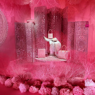 "Hermès à tire-d'aile.
Les mondes de Leïla Menchari"