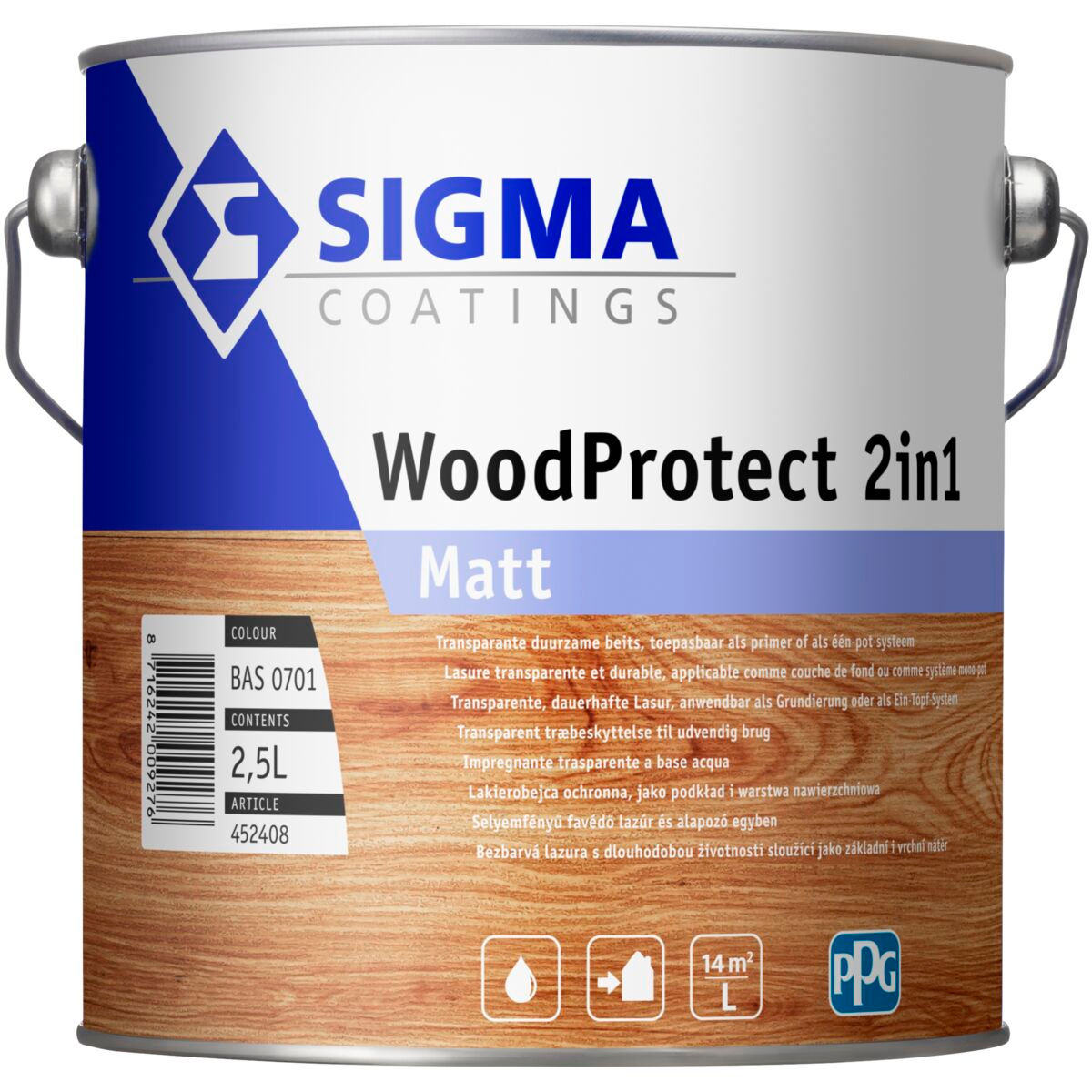 WoodProtect 2in1 Matt
Sigma Coatings