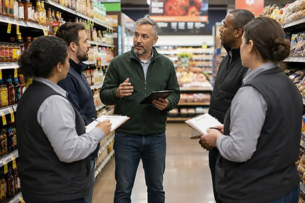 Store Manager meet with Dept Managers co