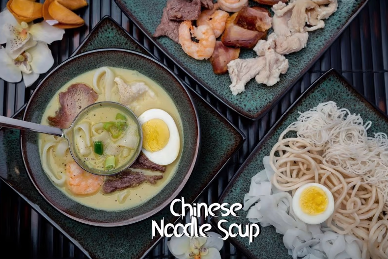 Arranged Food and Objects