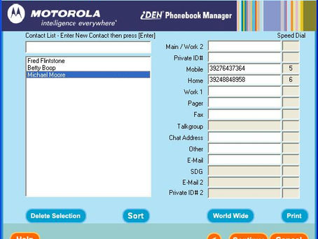 IDEN Phonebook Manager Crack   [Mac/Win]
