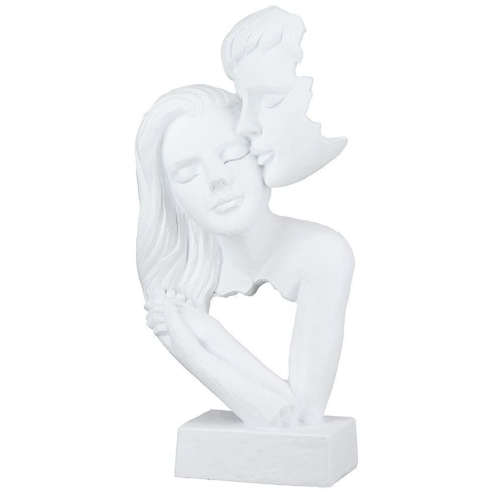 Miniature : Sculpture couple résine