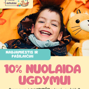 👋 10% NUOLAIDA UGDYMUI