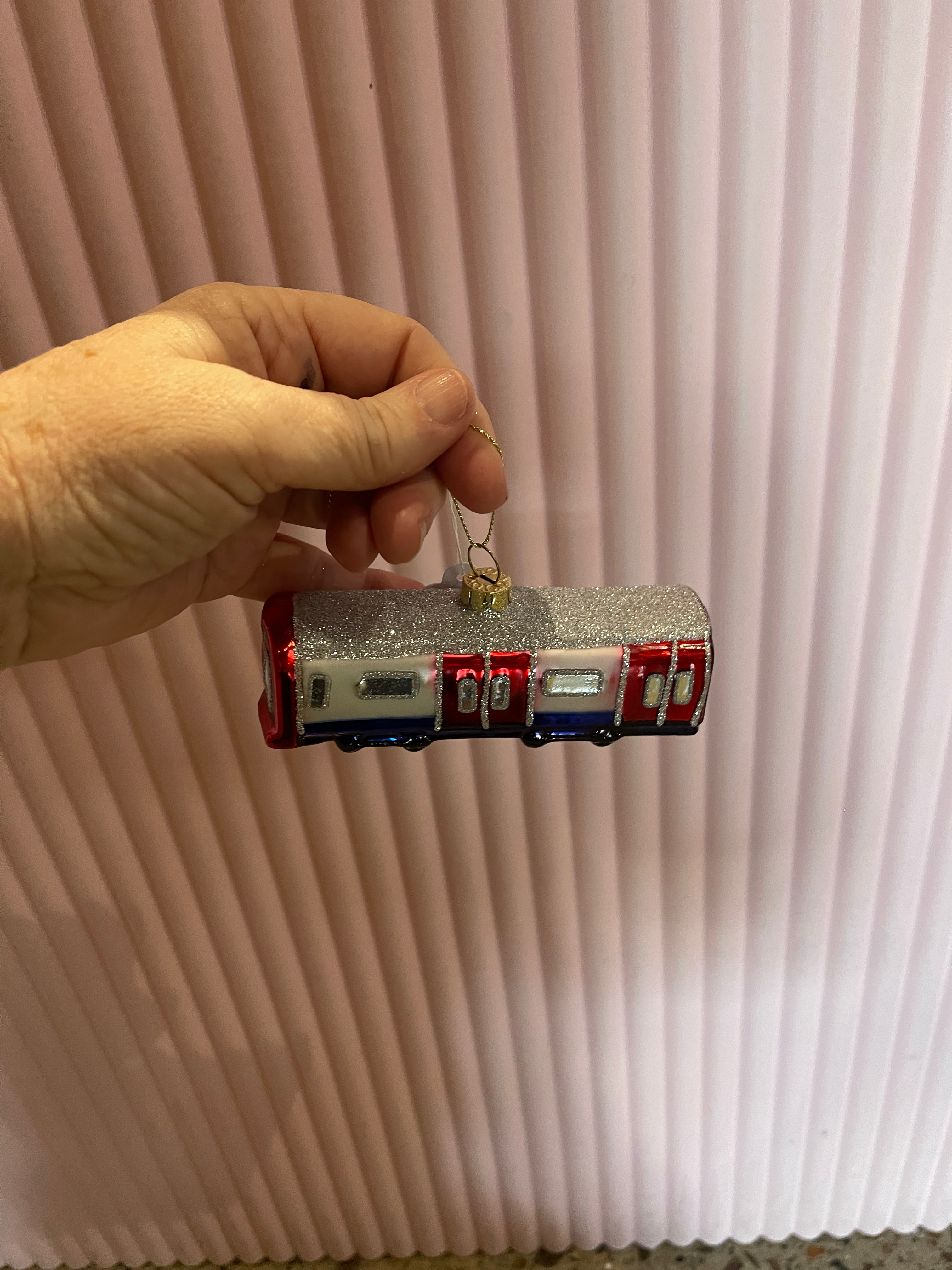 British, Underground Train/Tram Tree Hanging decoration