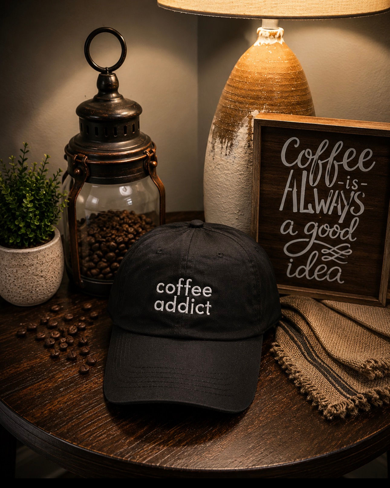 Coffee Addict Vintage Cap