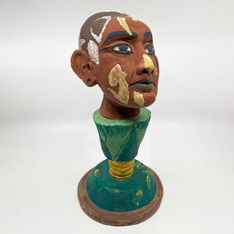 Thumbnail: Replica of The Famous Head of Nefertem That Was Found in The Tomb of Tutankhamun
