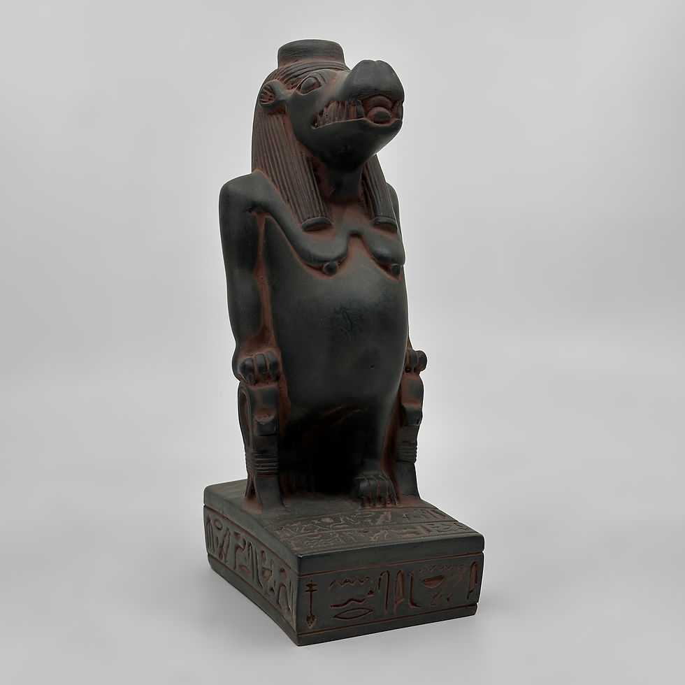 Thumbnail: Powerful Black Taweret Statue