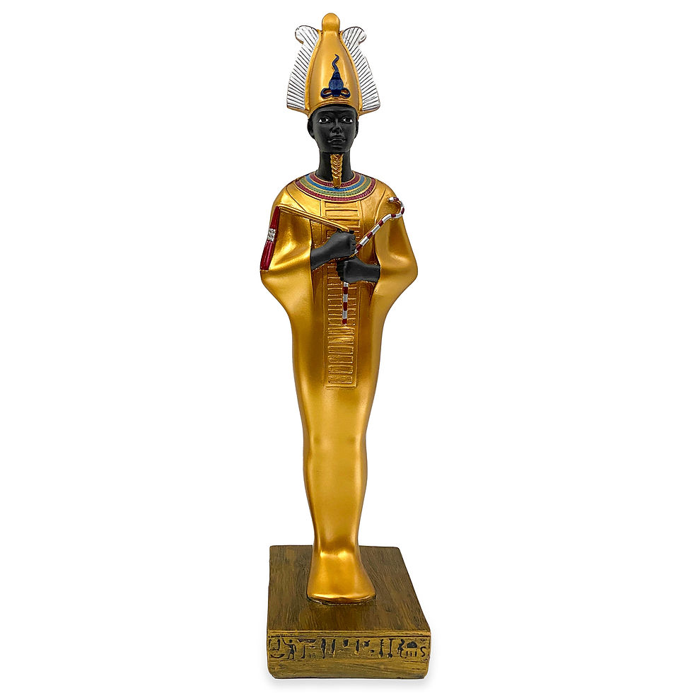 Osiris The Twinflame Bringer Golden Statue