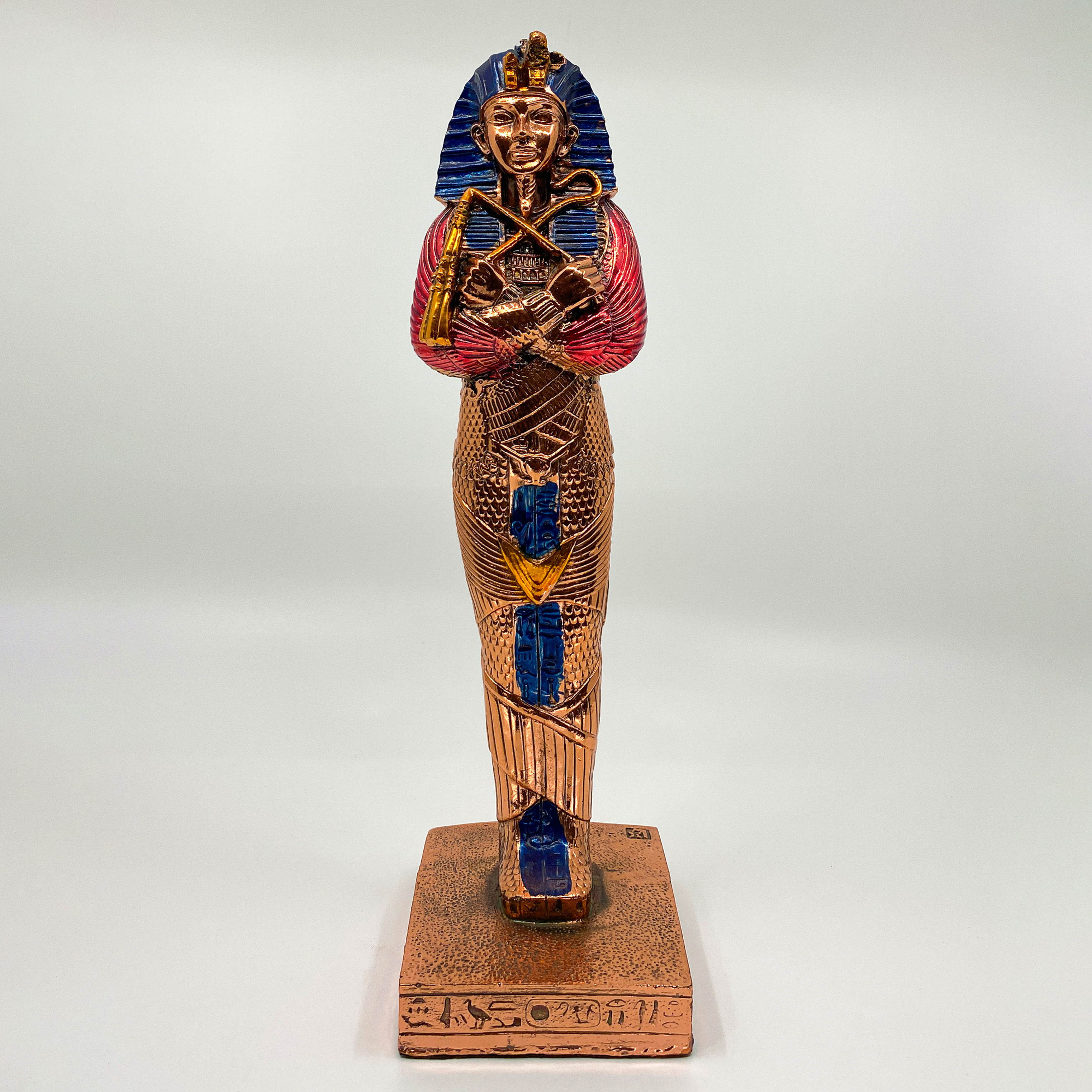 The Golden Royal Statue of Pharaoh Tutankhamun