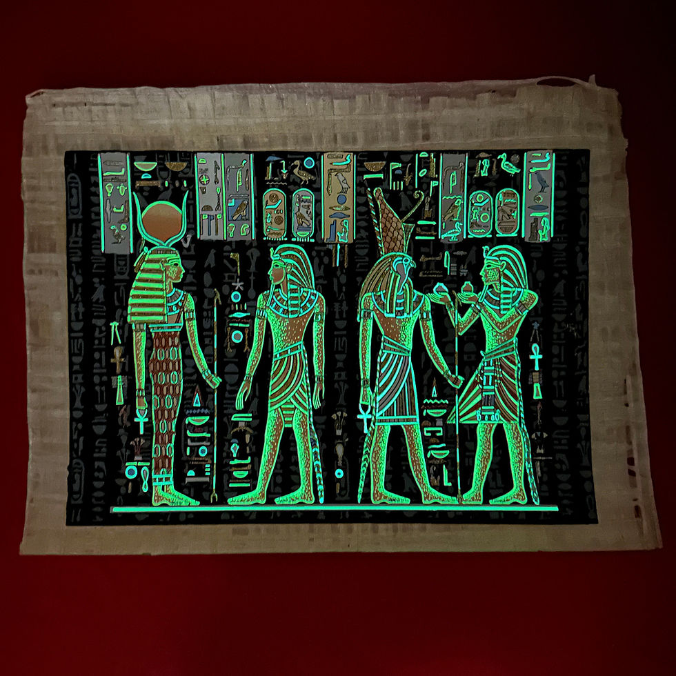 Thumbnail: The Soul Healing Ritual Glowing Papyrus Painting