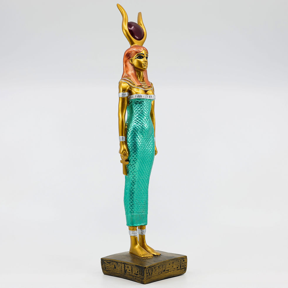 Thumbnail: Colorful Statue of Goddess Hathor - Available In Various Colors