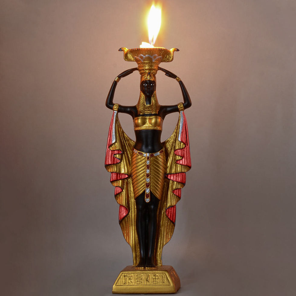 Thumbnail: The Royal Cleopatra Candle Holder Statue