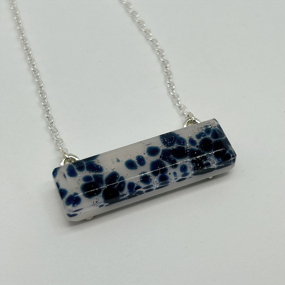 Thumbnail: Charleston Battery Sand Infused Horizon Necklace by eluCook Designs