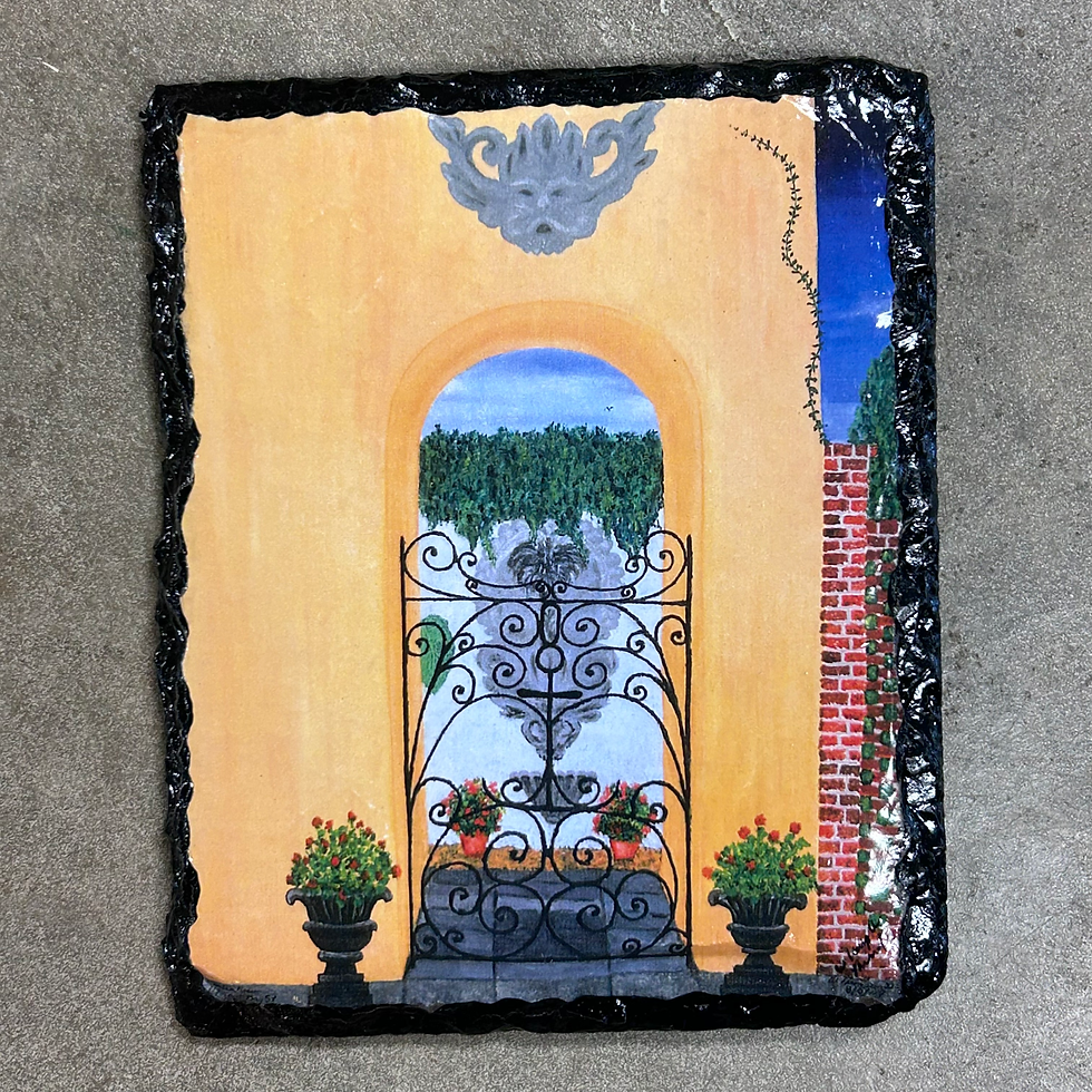 Thumbnail: Historic Roofing Slate Art by W. Hampton Brand