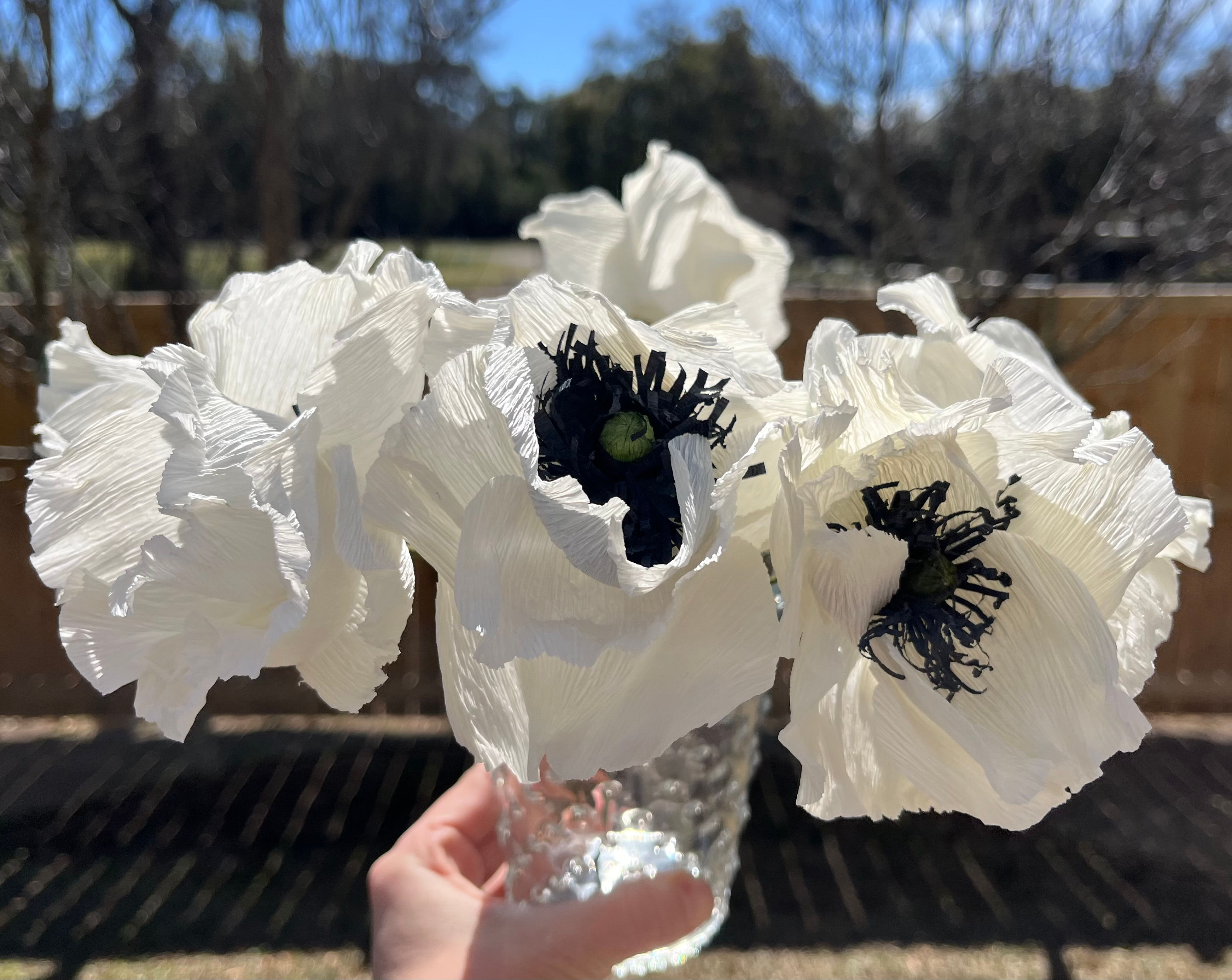 Paper Poppy Flowers by Sara Copeland