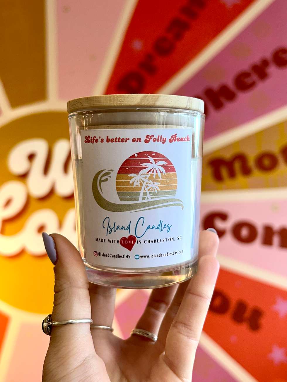 Thumbnail: Life is Better Candle by Island Candles