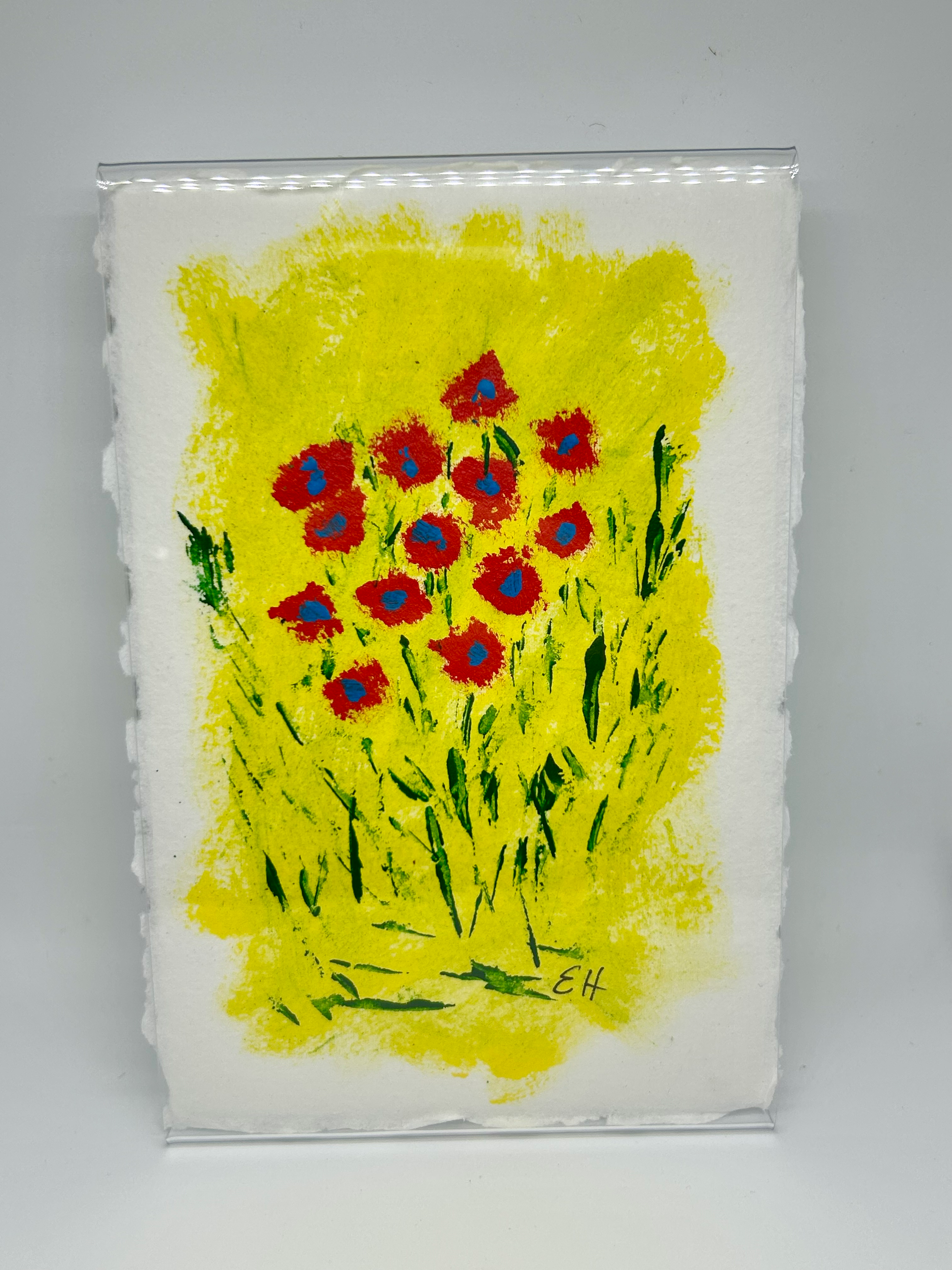 Painted Flowers Framed Art by Ed Hawkins