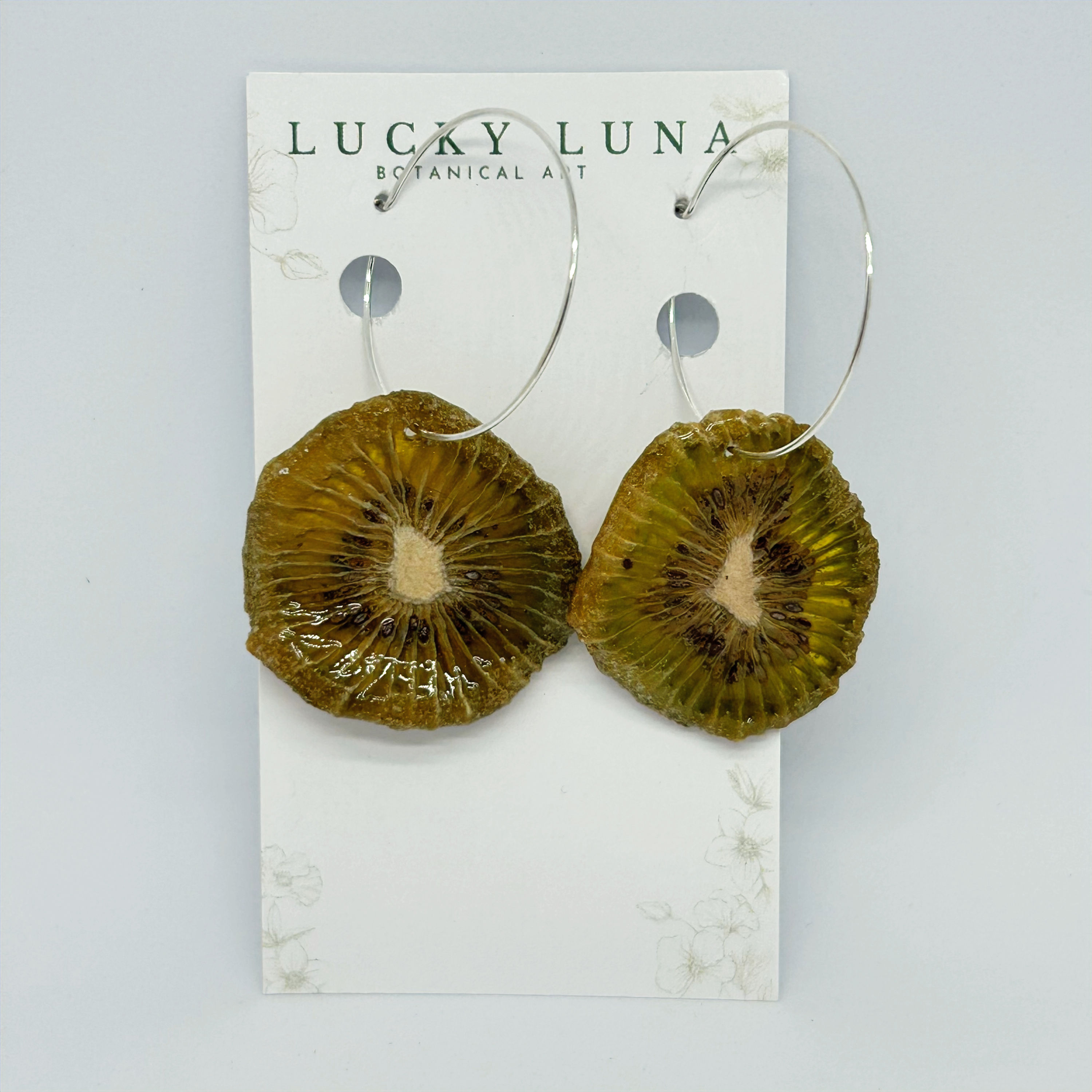 Kiwi Earrings by Lucky Luna
