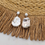 Thumbnail: Keshi Pearl Drop Earrings- Silver