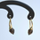 Thumbnail: Smokey Briolette Curve Drop Earrings 
